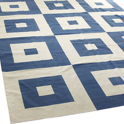 Navy Not-So-Square Rug - Rugs