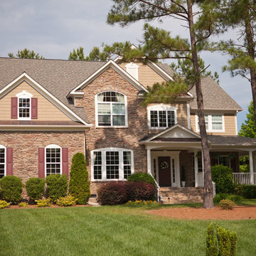 Raleigh NC Stone Photos New Homes