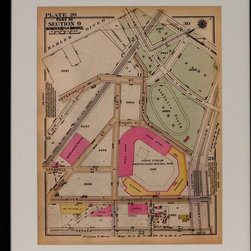 Ward Maps - Vintage Reproduction Bronx Map - Artwork