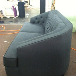 Round Tufted Sofa - Sofas