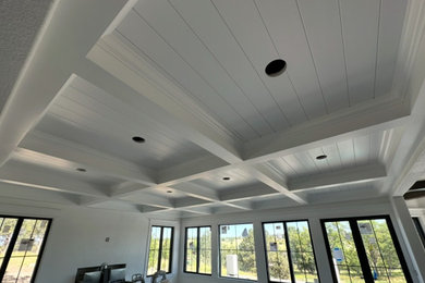 Custom Coffered Ceilings + Beams