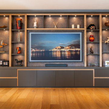 Illuminated Bespoke Media Wall