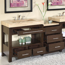 Accord Exclusive 56 inch Modular Bathroom Vanity - Bathroom Vanities And Sink Consoles