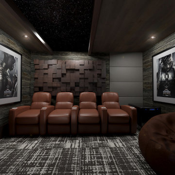 Black Panther Inspired Home Theater