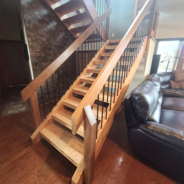 Baluster Upgrade with Sleek Black Metal