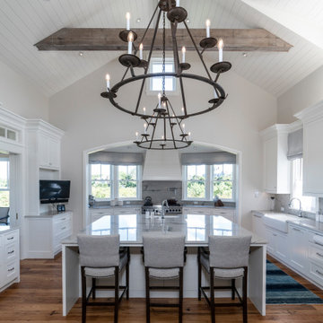 Custom Kitchen and Dining Room in Nantucket
