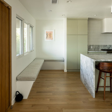 Sleek Hermosa Beach Mid-Century Modern Kitchen Remodel