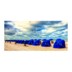 Ready2HangArt - "Cerulean" Canvas Art By Bruce Bain, 20"x40" - Prints And Posters