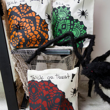 DIY Halloween Decorations & Crafts with Stencils