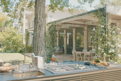 Patio - transitional patio idea in New York