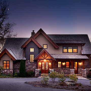 Rustic Meets Midcentury