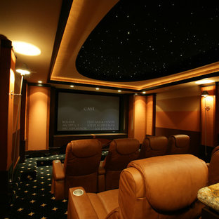 Traditional home cinema in Minneapolis.