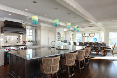 Kitchen - mid-sized modern kitchen idea in Other