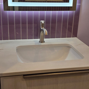 Rewarding small bathroom transformation