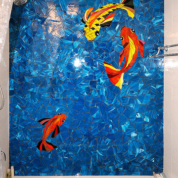 Koi Fish Shower