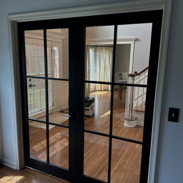 Lucia 2366 Matte Black - Double Doors