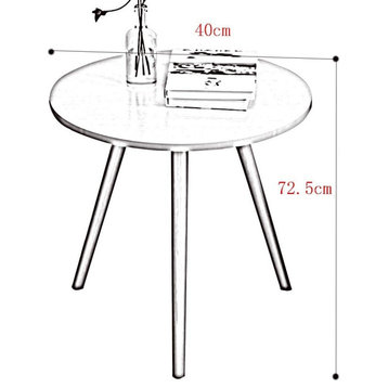 Modern Small Round Corner Table