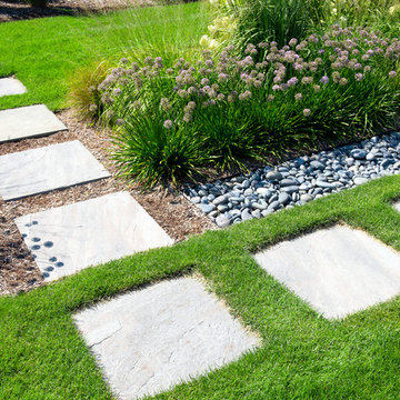 Contemporary New Home Landscape - Caledonia