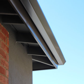 Fascia Wrap, Seamless Angle Faced Gutters,Box Downspouts,Los Angeles