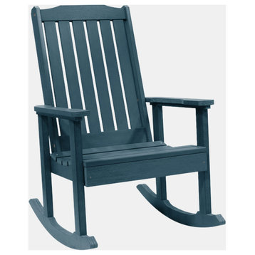Linden Rocking Chair, Aquatic Blue
