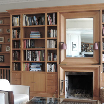 Appartement Paris XVI: coin cheminée
