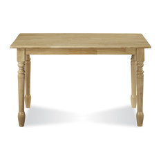 30 Inch Wide Dining Room Tables | Houzz - International Concepts - Classic Rectangular Table, Natural Finish - Dining  Tables