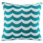 Elk Home - Elk Home Tides - 20x20 Inch Pillow, Teal/White Finish - Tides 20x20 Inch Pil Teal/White *UL Approved: YES Energy Star Qualified: n/a ADA Certified: n/a  *Number of Lights:   *Bulb Included:No *Bulb Type:No *Finish Type:Teal/White