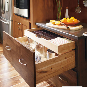 Decora Base Storage Solution - Two Drawer Base with Sliding Shelves