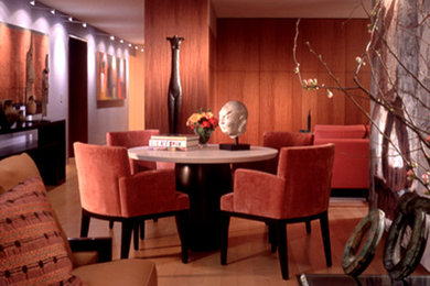 Dining room - contemporary dining room idea in Chicago
