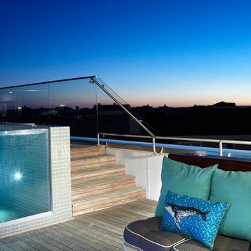 Nautical Themed Rooftop Pool