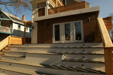 Home design - rustic home design idea in Boston