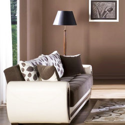 Marina Loveseat in Armoni Brown - Loveseats
