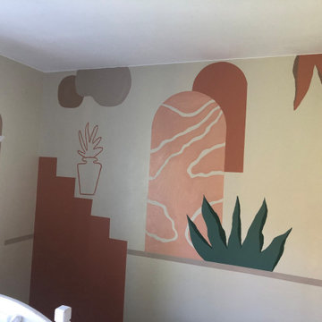 PROJET LE ROCHET réalisation de la fresque murale