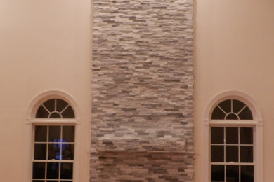 Living room - traditional living room idea in Bridgeport