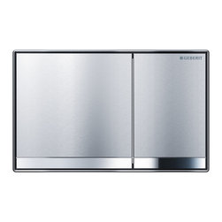 Geberit Brushed Chrome Sigma60 Flush Plate - Bathroom Fixtures