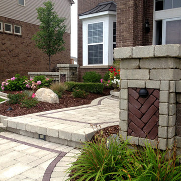 Formal Brick Entry