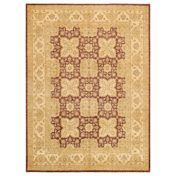Pasargad Ferehan Collection Hand-Knotted Lamb's Wool Area Rug- 9' 1" X 12' 5"