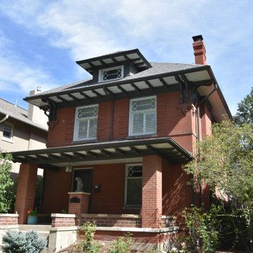Transitional Kitchen, Master and Guest Bath Update in Historical Denver Square