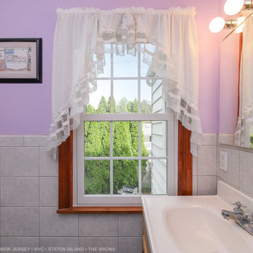 Pretty Bathroom with New Window - Renewal by Andersen NJ / NYC