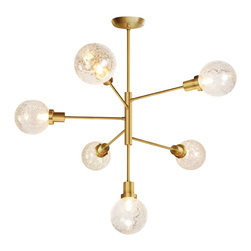 Axel Chandelier in Brushed Brass - Ceiling Lighting