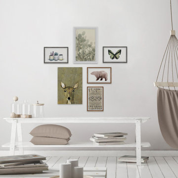 Discreet Nature Hexaptych