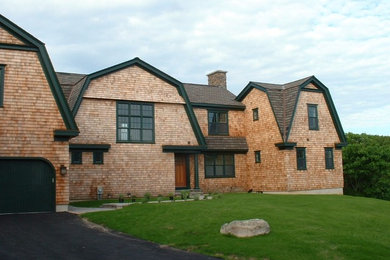 Inspiration for a timeless exterior home remodel in Boston