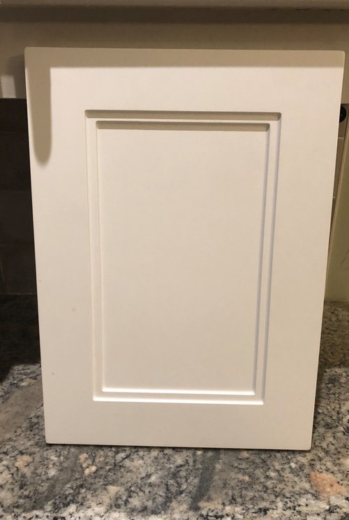 Does this cabinet door look dated?