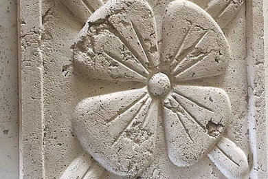 Inspiration for a mediterranean home design remodel in Houston