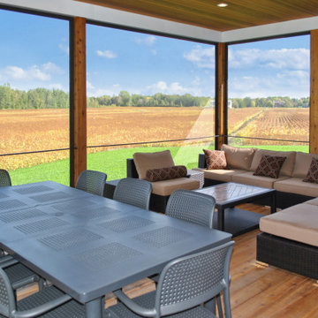 Espace Extérieur avec moustiquaires fixes | Outdoor living with Fixed Screens