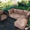 Zuo Park Island Armchair in Brown