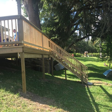 Unusable Backyard Space Becomes A Deck Fit For Entertaining