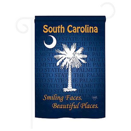 States South Carolina 2-Sided Impression Garden Flag