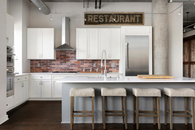 Inspiration for a contemporary kitchen remodel in Minneapolis