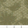Green Leaves And Branches Woven Matelasse Upholstery Grade Fabric By The Yard